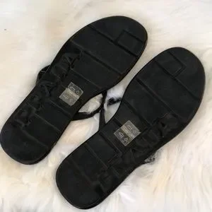 Prada | Shoes | Prada Mens Black Tstrap Sandals Sz 8 | Poshmark display picture 2